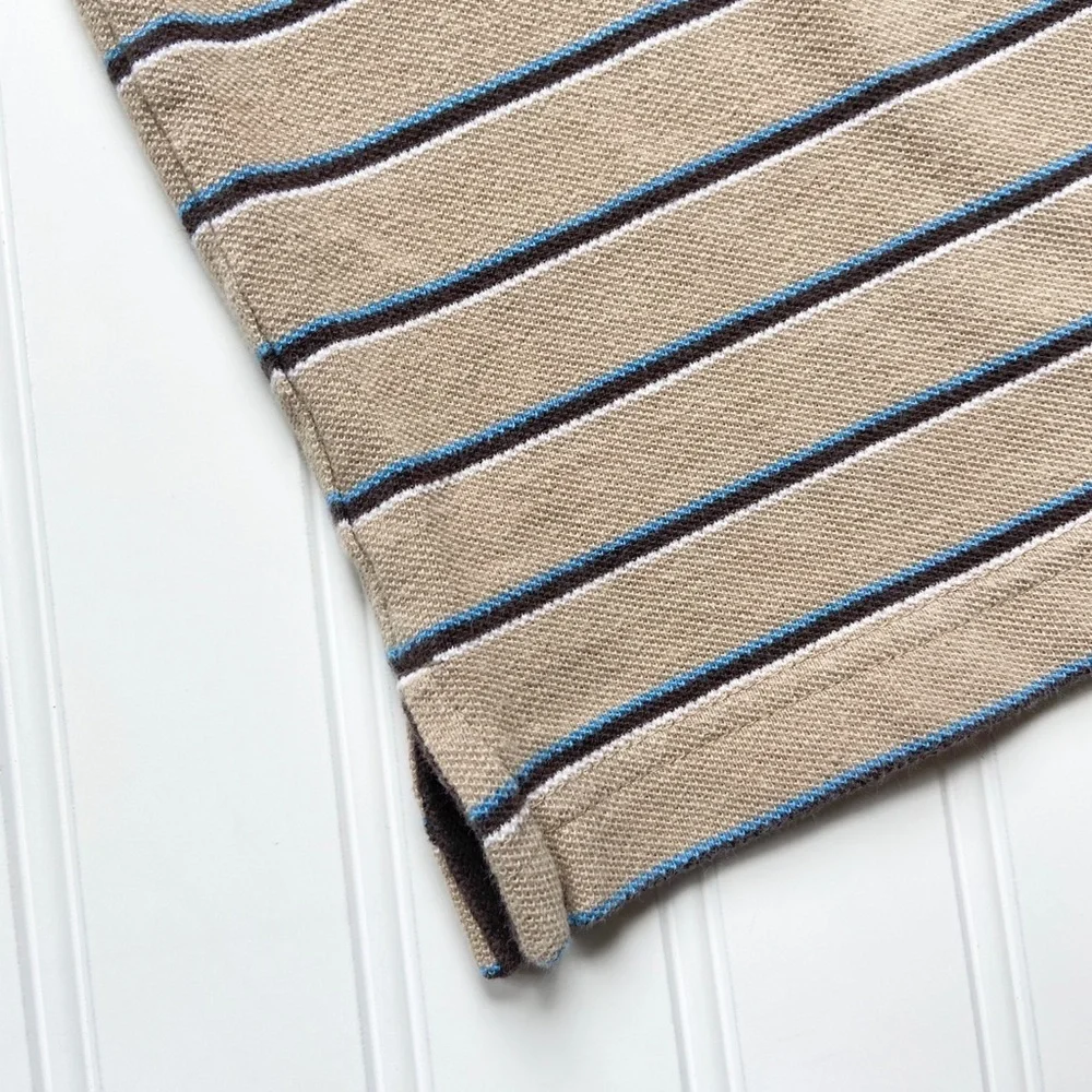 •The Children’s Place• tan striped polo